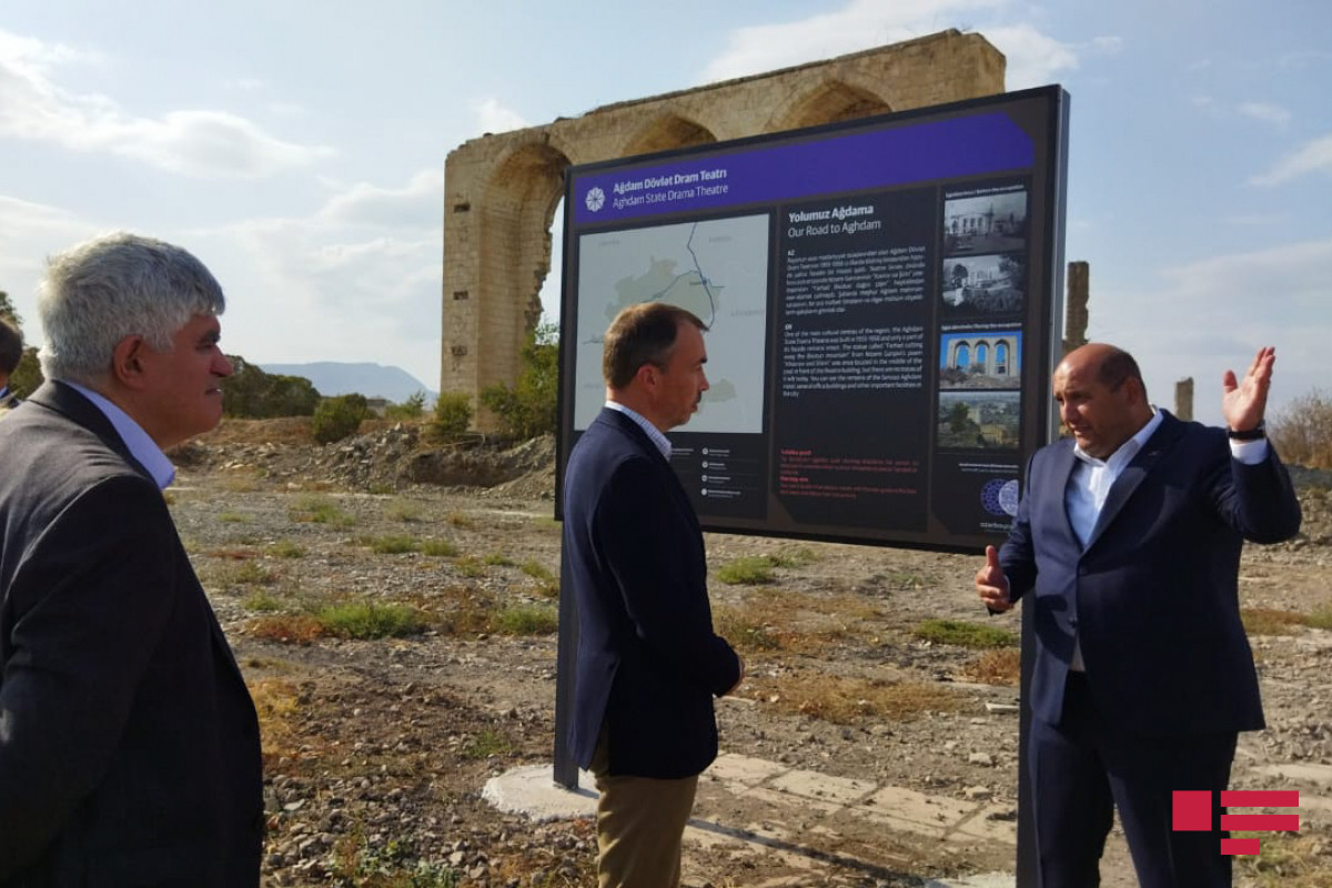 EU special representative viewed remains of the Agdam Drama Theater