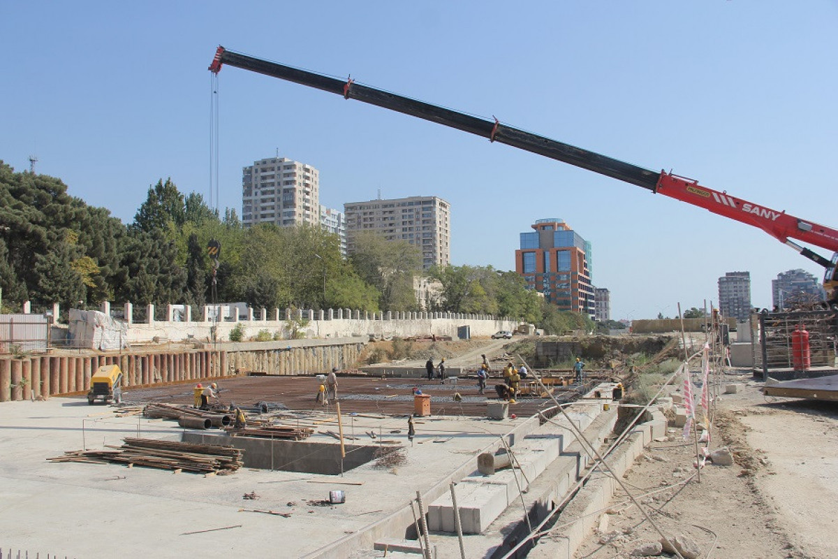 Construction of new station of Baku Metro started