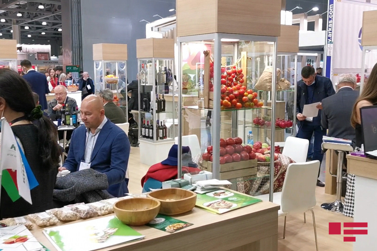 Azerbaijan attends international food exhibition in Moscow for the next time-PHOTO 