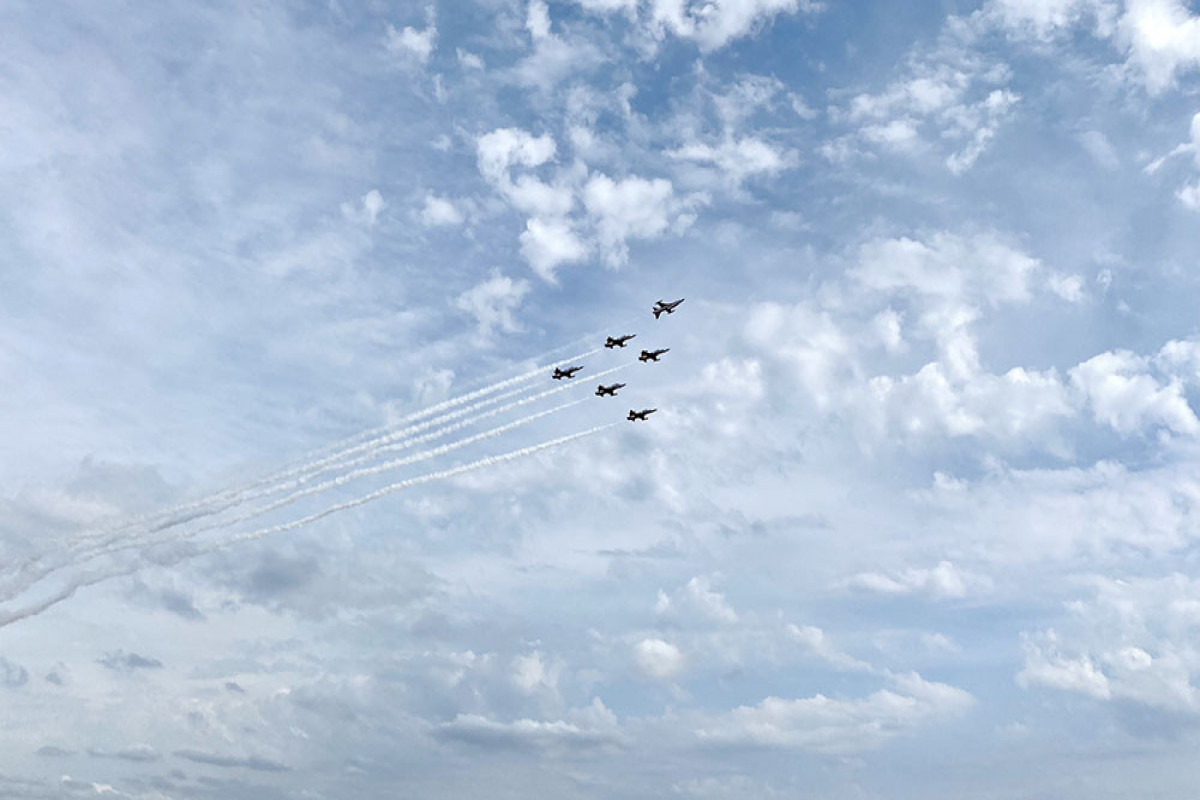 Azerbaijani military pilots performed their first flights at the Teknofest-2021
