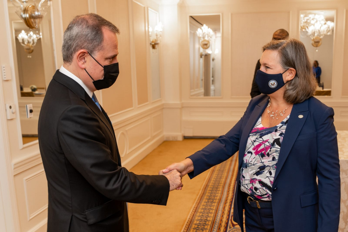 Foreign Minister Jeyhun Bayramov met with US Deputy Secretary of State for Political Affairs Victoria Nuland.