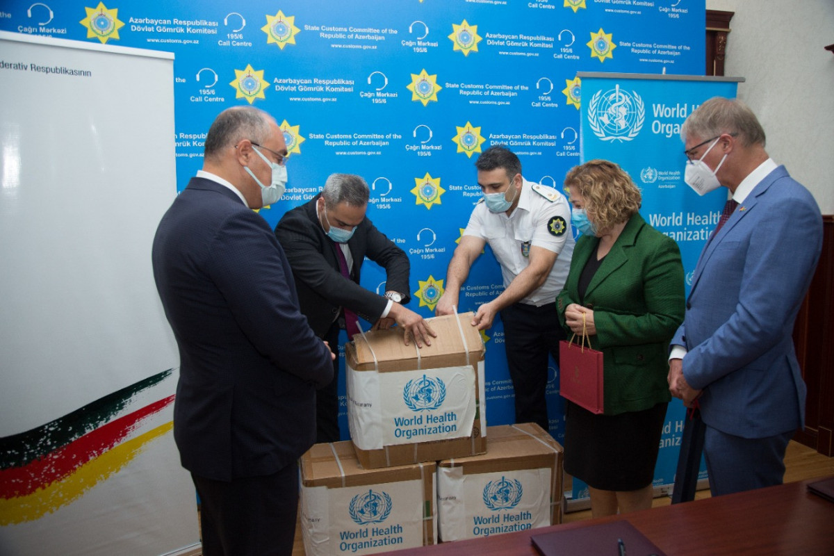 300 thousand medical masks donated by German government handed over to Azerbaijan’s State Customs Committee