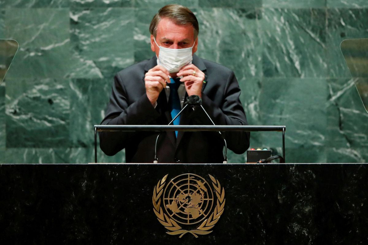 Brazil's Bolsonaro in COVID isolation after trip to U.N.