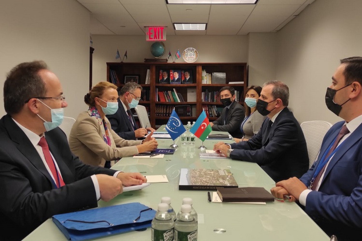 Jeyhun Bayramov met with the Secretary General of the Council of Europe
