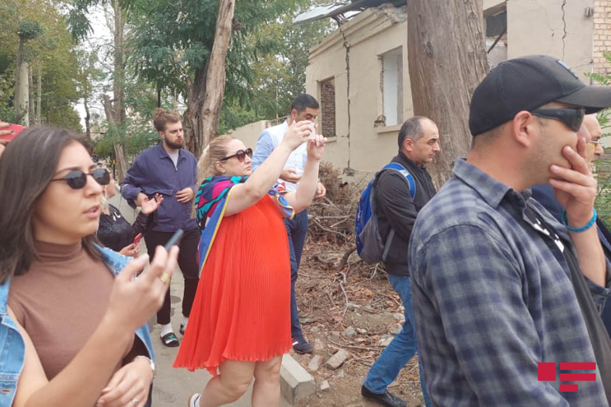 Journalists and bloggers from Georgia visit Ganja