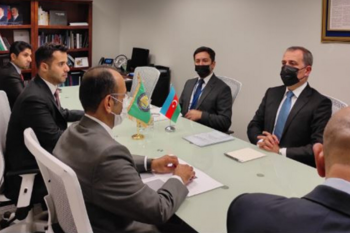 Azerbaijani FM meets with the Secretary General of the Gulf Cooperation Council