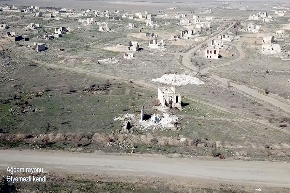 Azerbaijani MoD released video footage of the Atyemazli village of the Aghdam region -VIDEO 
