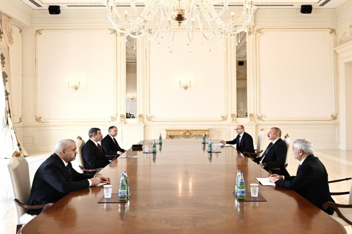 President Ilham Aliyev received Iraqi oil minister