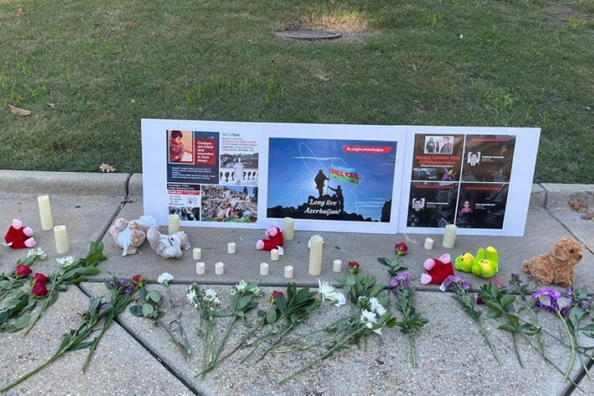 Martyrs of the Patriotic War were commemorated in front of the Capitol building in Raleigh, USA