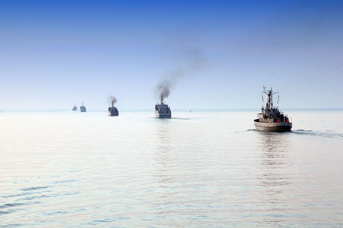 Volley fires opened from warships on the Remembrance Day