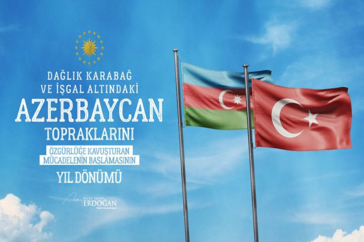 Erdogan made post on the occasion of Remembrance Day of Azerbaijan