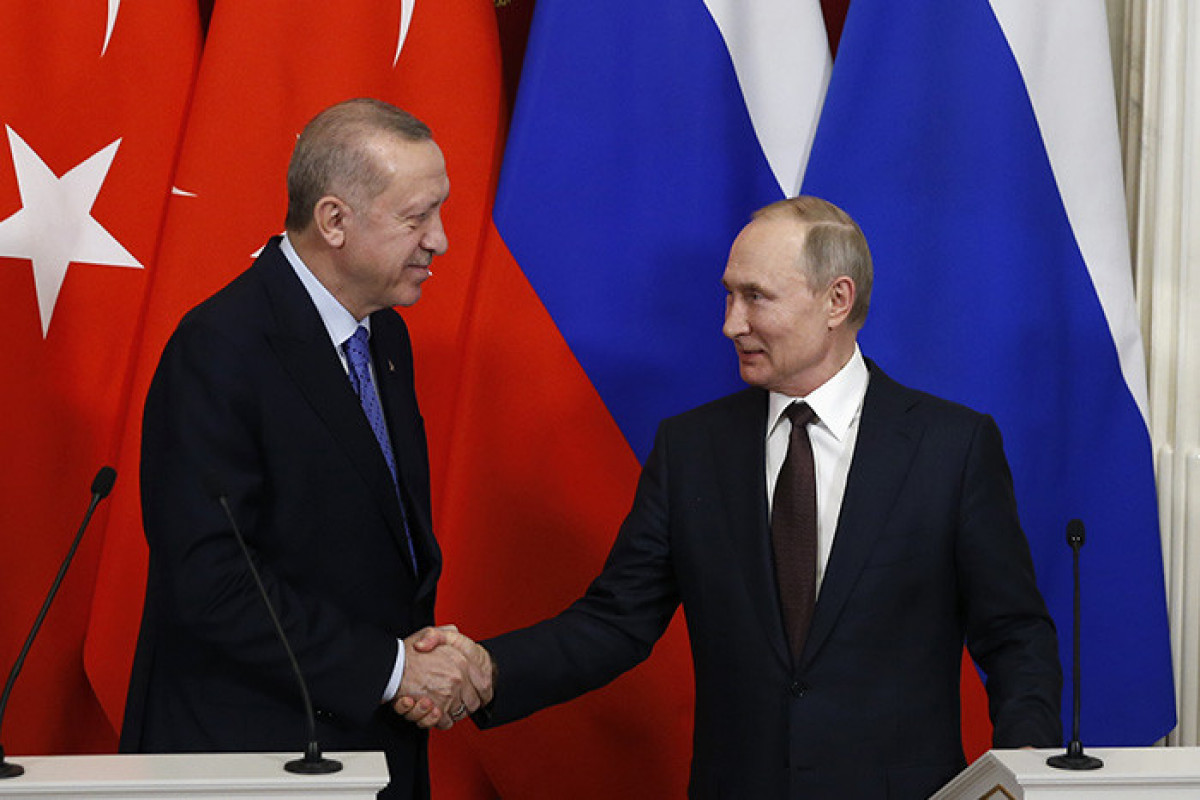 Recep Tayyip Erdogan and Vladimir Putin