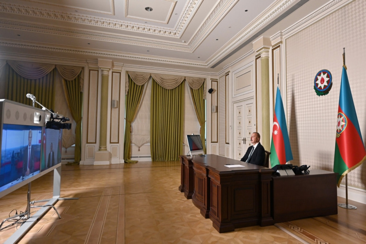 President Ilham Aliyev gives interview to France 24 channel 