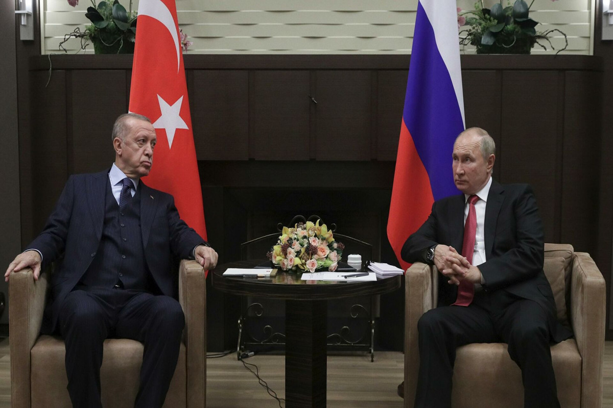 Recep Tayyip Erdogan, President of Turkey and Vladimir Putin,  President of Russia