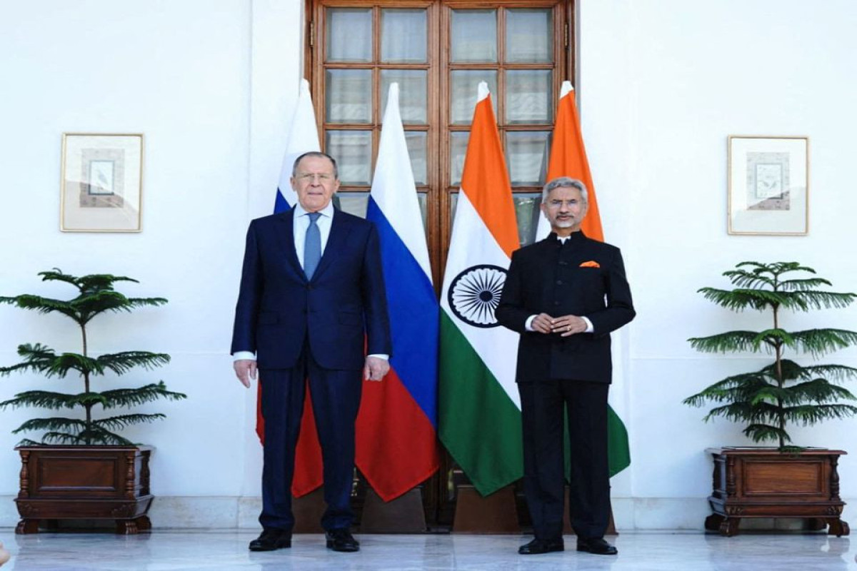Subrahmanyam Jaishankar and  Sergei Lavrov
