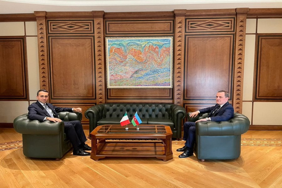 Jeyhun Bayramov and  Luigi Di Maio
