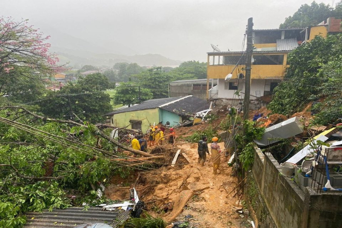 Mudslides kill 14 in heavy rains in Brazil's Rio de Janeiro state-PHOTO 