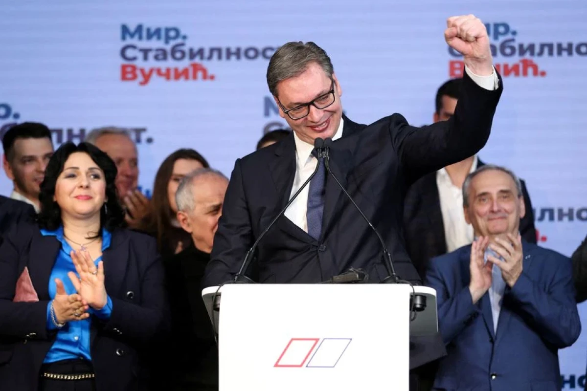 Serbia's incumbent President Vucic set to win second term