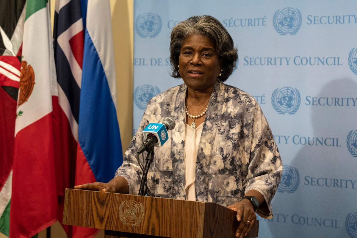 Linda Thomas-Greenfield, US Ambassador to the United Nations under President Joe Biden.