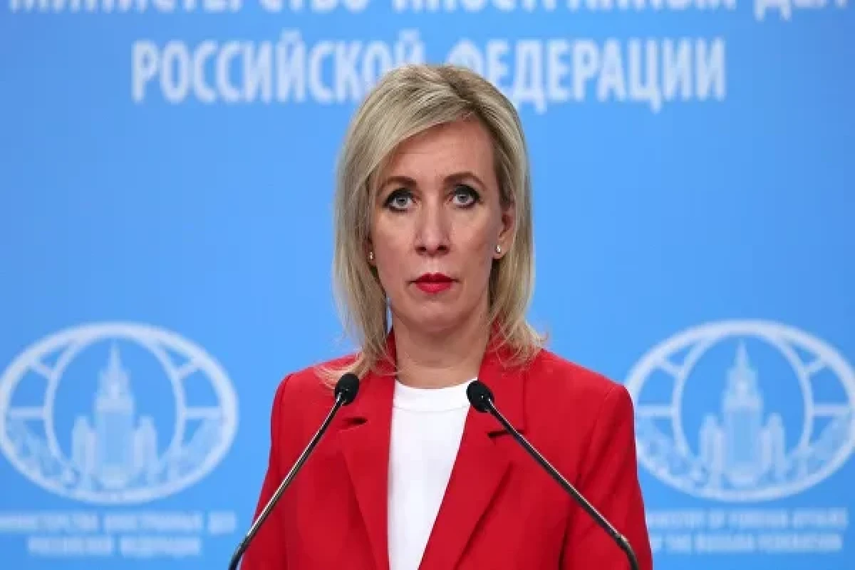 Russian Foreign Ministry spokeswoman Maria Zakharova
