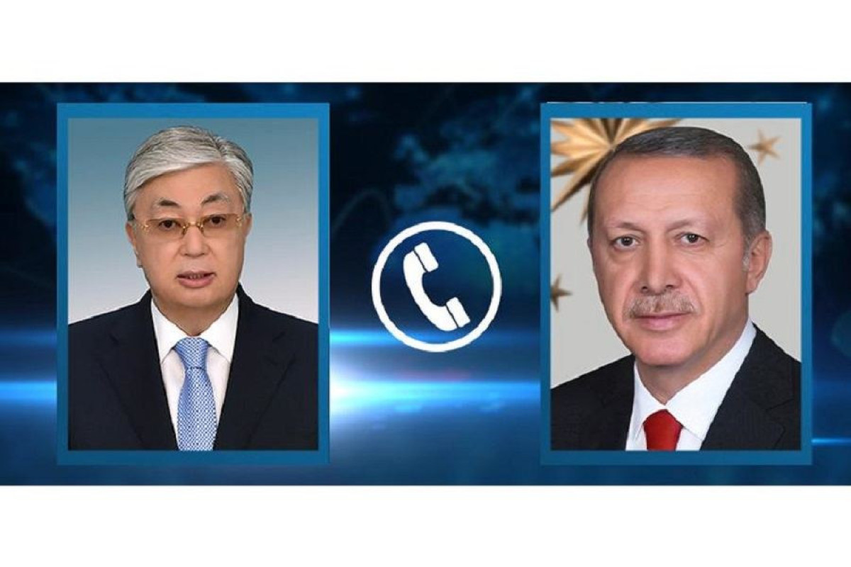 Kassym-Jomart Tokayea and Recep Tayyip Erdogan