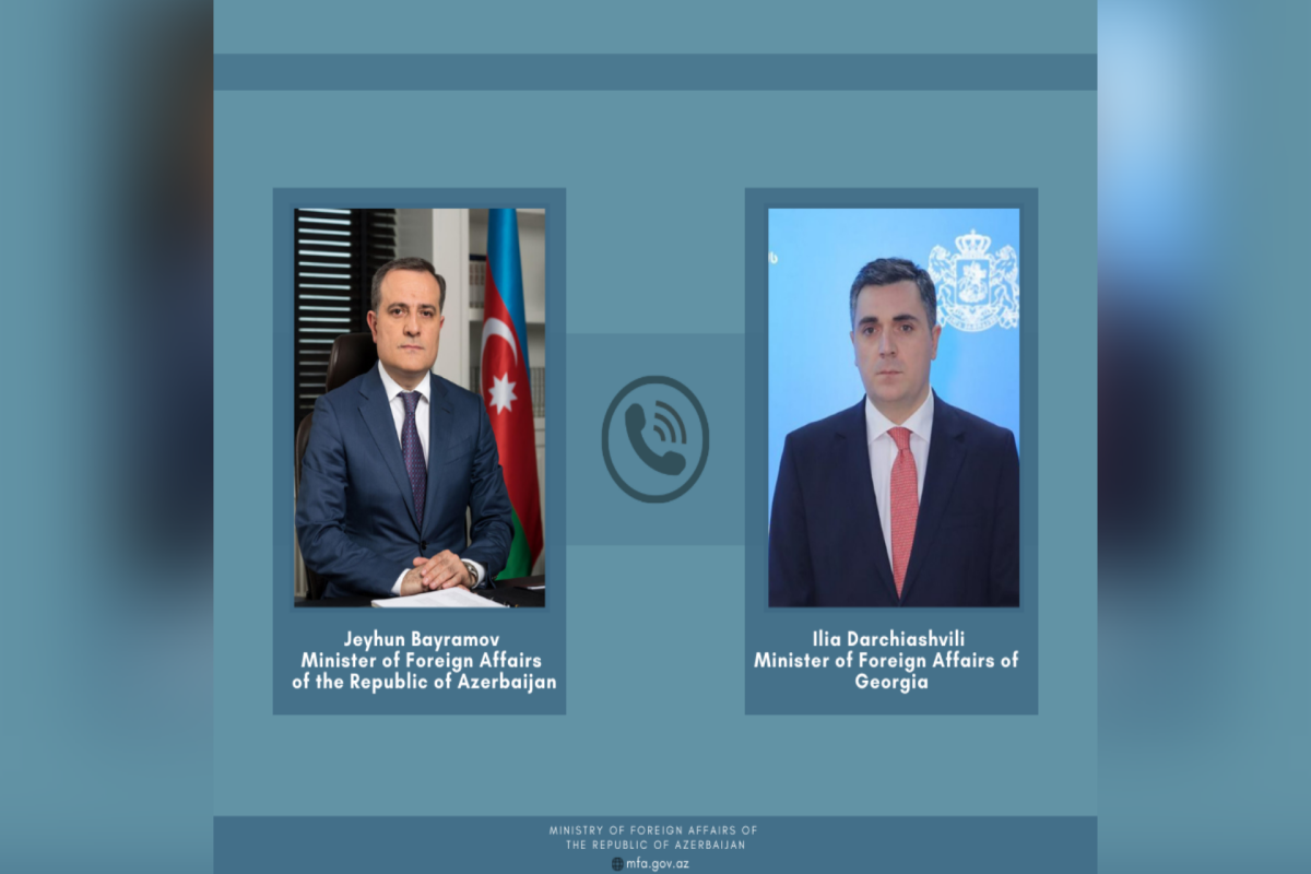 Azerbaijani FM held phone conversation with his Georgian counterpart
