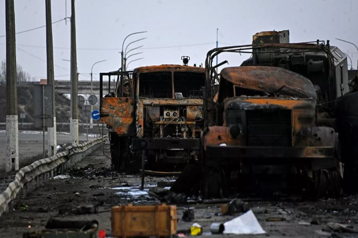 Russian tanks and artillery destroyed in Ukraine