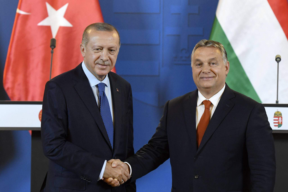 Recep Tayyip Erdogan, President of Turkey and Viktor Orban, Hungarian Prime Minister