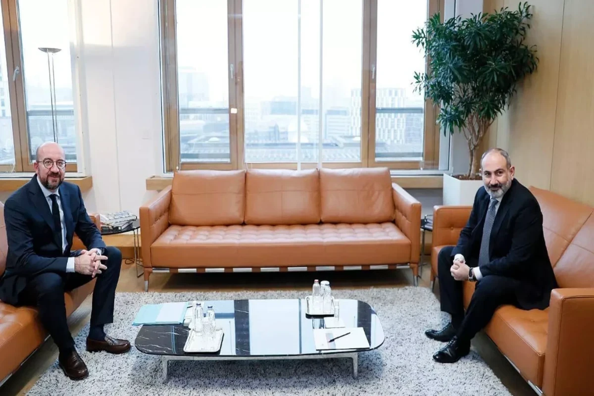 Armenian PM and Charles Michel meet in Brussels
