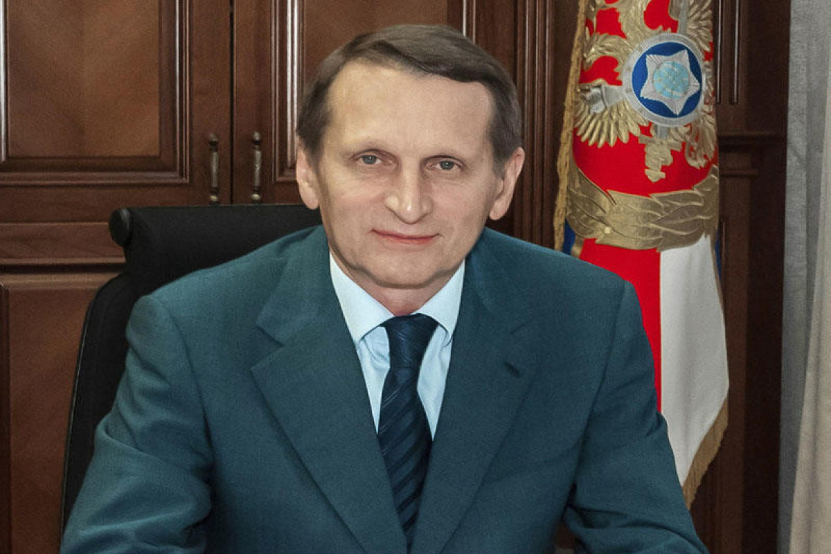 Sergei Naryshkin, director of the Russian Foreign Intelligence Service