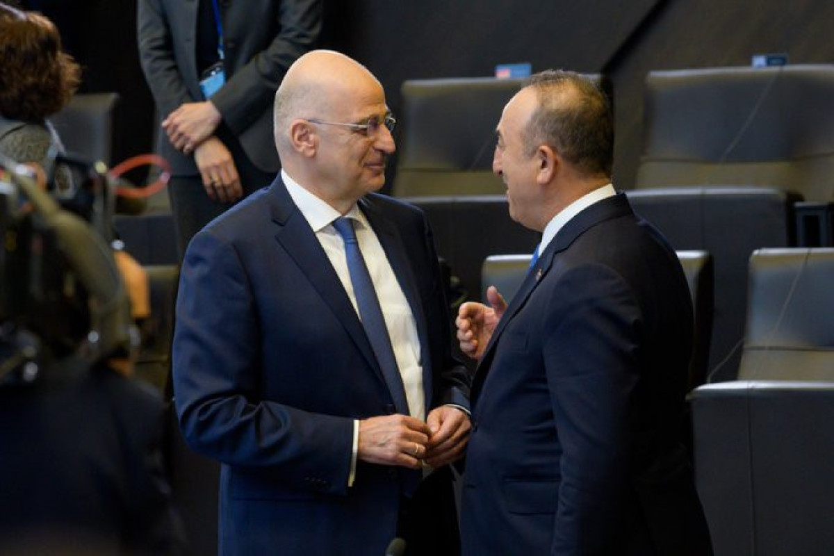 Nikos Dendias, Mevlut Cavusoglu