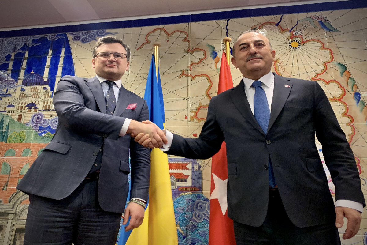 Dmytro Kuleba, Minister of Foreign Affairs of Ukraine and Mevlut Cavusoglu,  Minister of Foreign Affairs of Turkey
