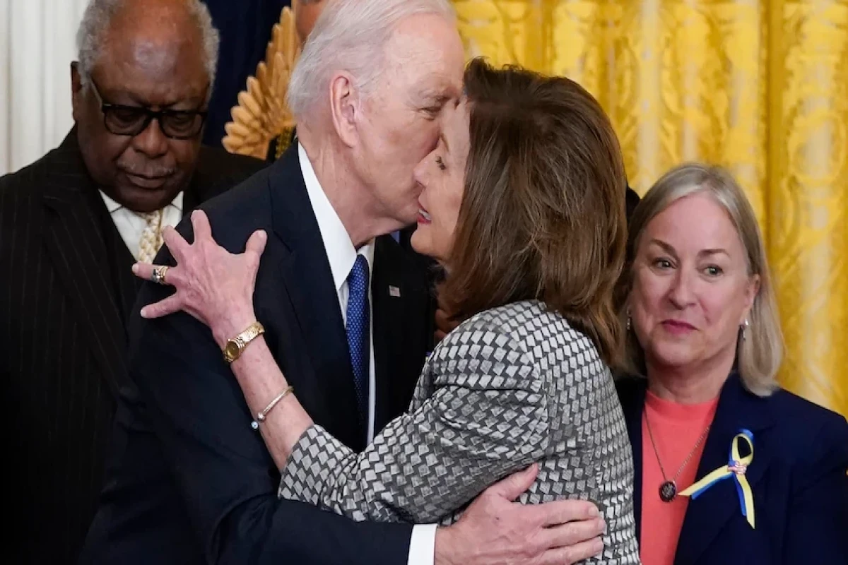 Nancy Pelosi, US Speaker of the House and Joe Biden, the President of the US
