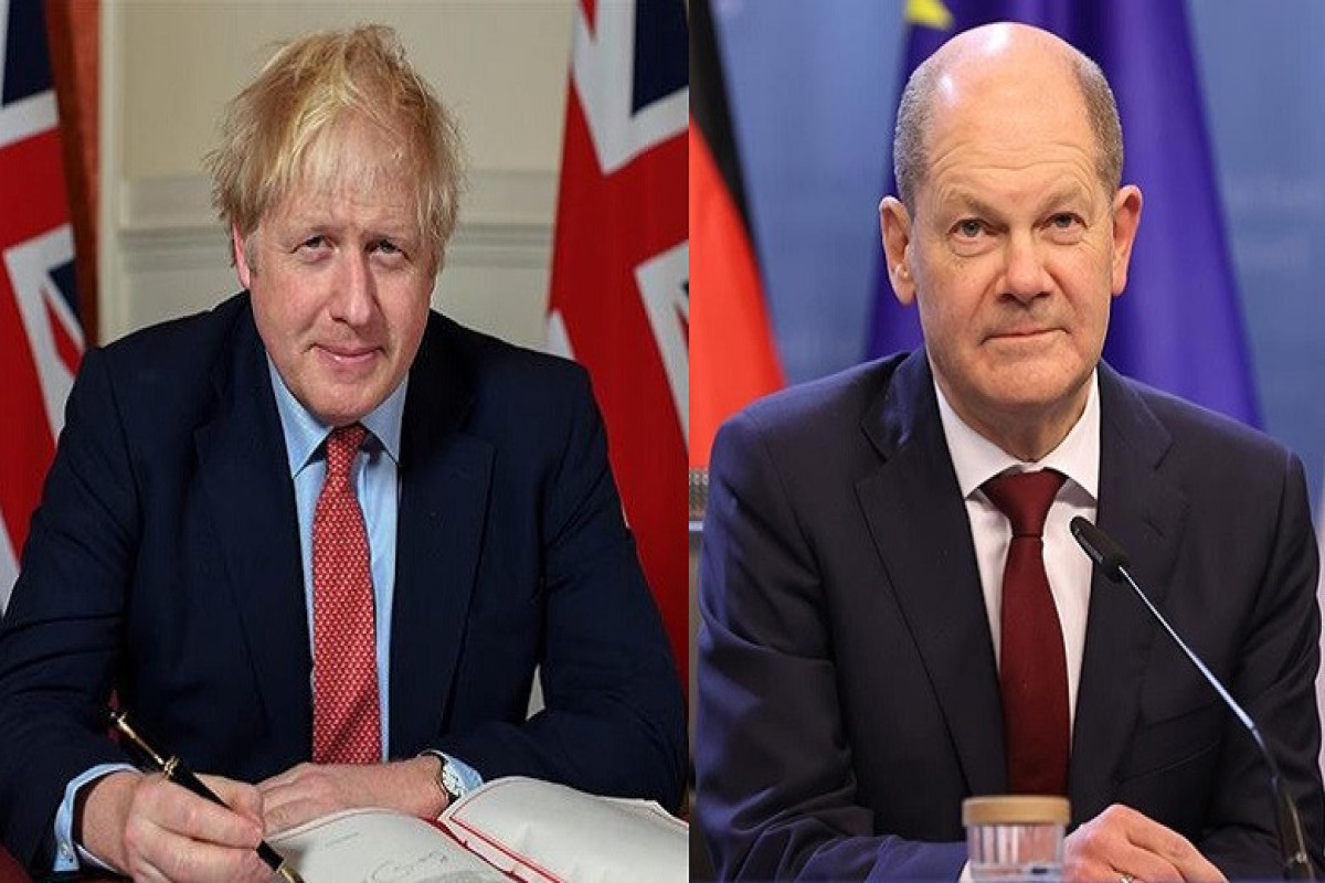 Boris Johnson, Olaf Scholz
