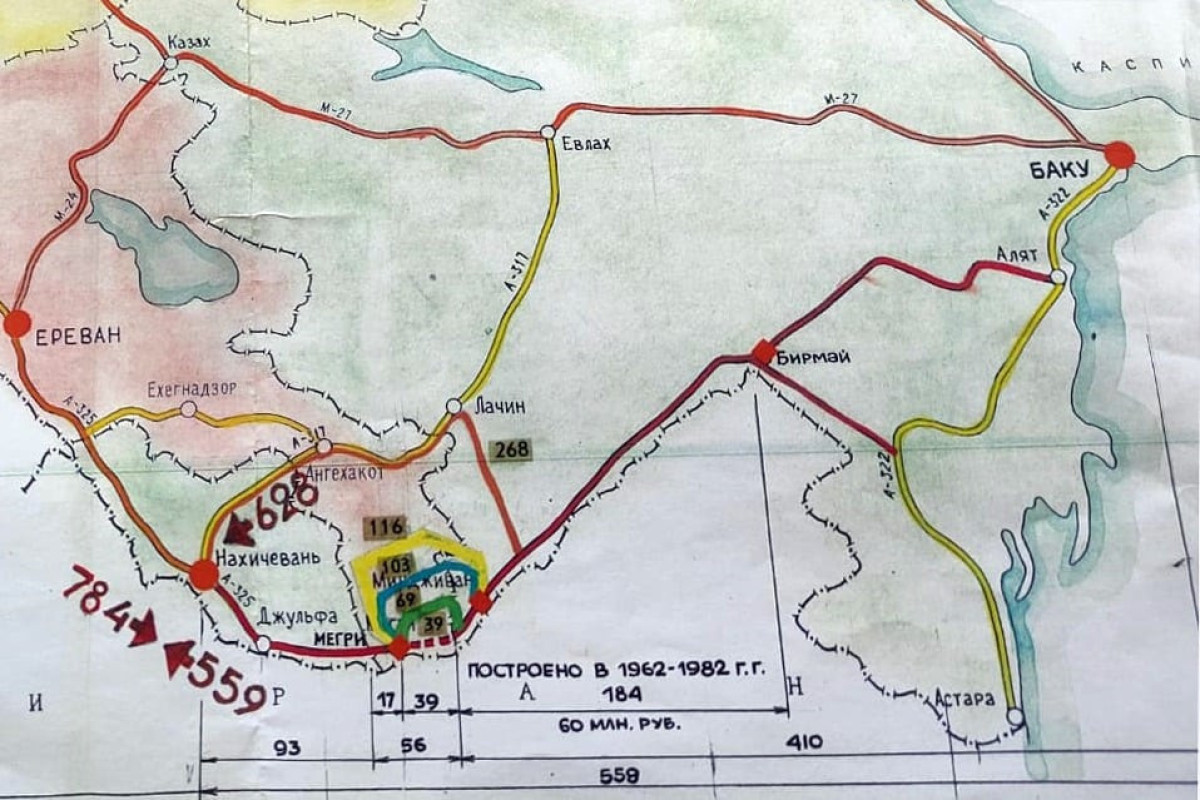 Azerbaijan-Armenia: Which routes are offered for the highway?-STUDY 