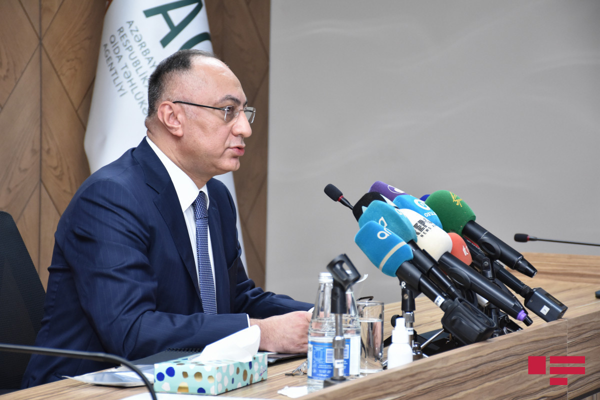 Goshgar Tahmazli, chairman of the Food Safety Agency