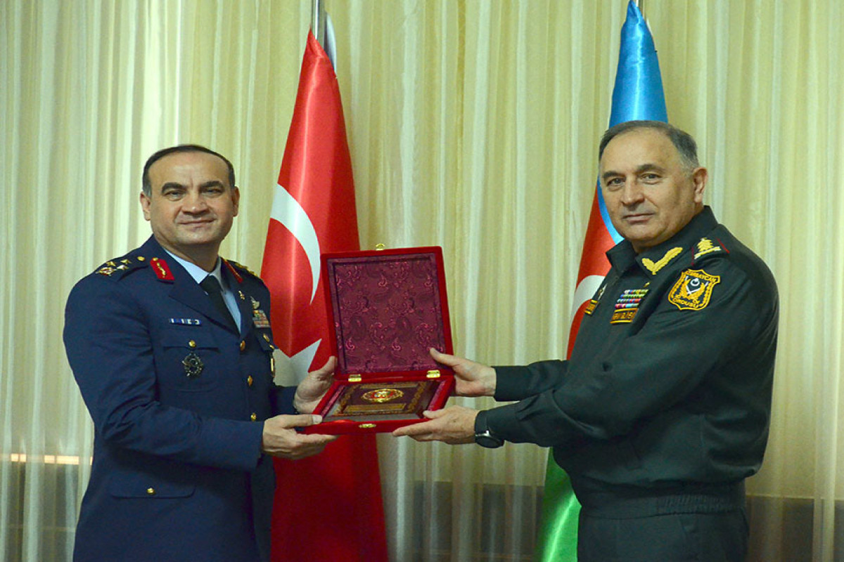 Karim Valiyev,  Chief of the General Staff of the Azerbaijani Army and   Rafet Dalkıran,  Chief of Intelligence of the General Staff of the Republic of Türkiye