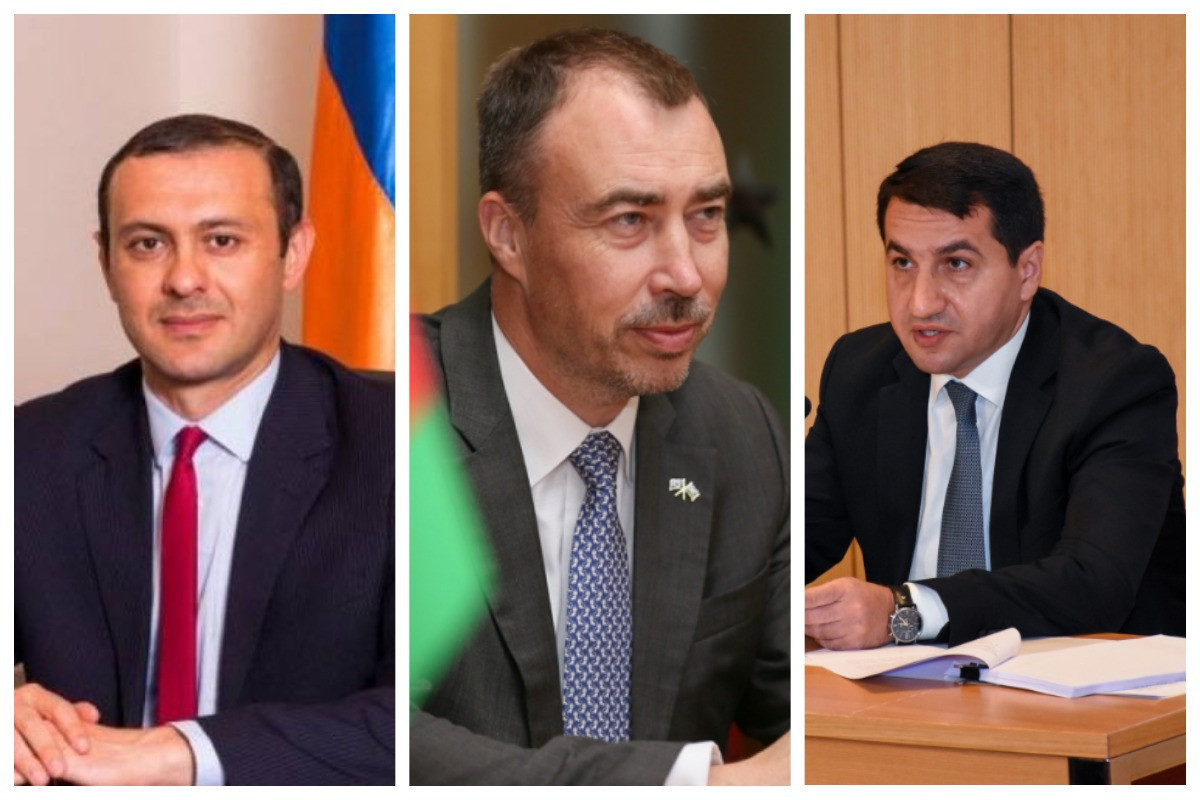 Toivo Klaar hold phone talk with Hikmat Hajiyev and Armen Grigoryan