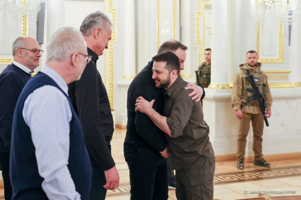 Estonian, Latvian, Lithuanian and Polish presidents met with Zelensky