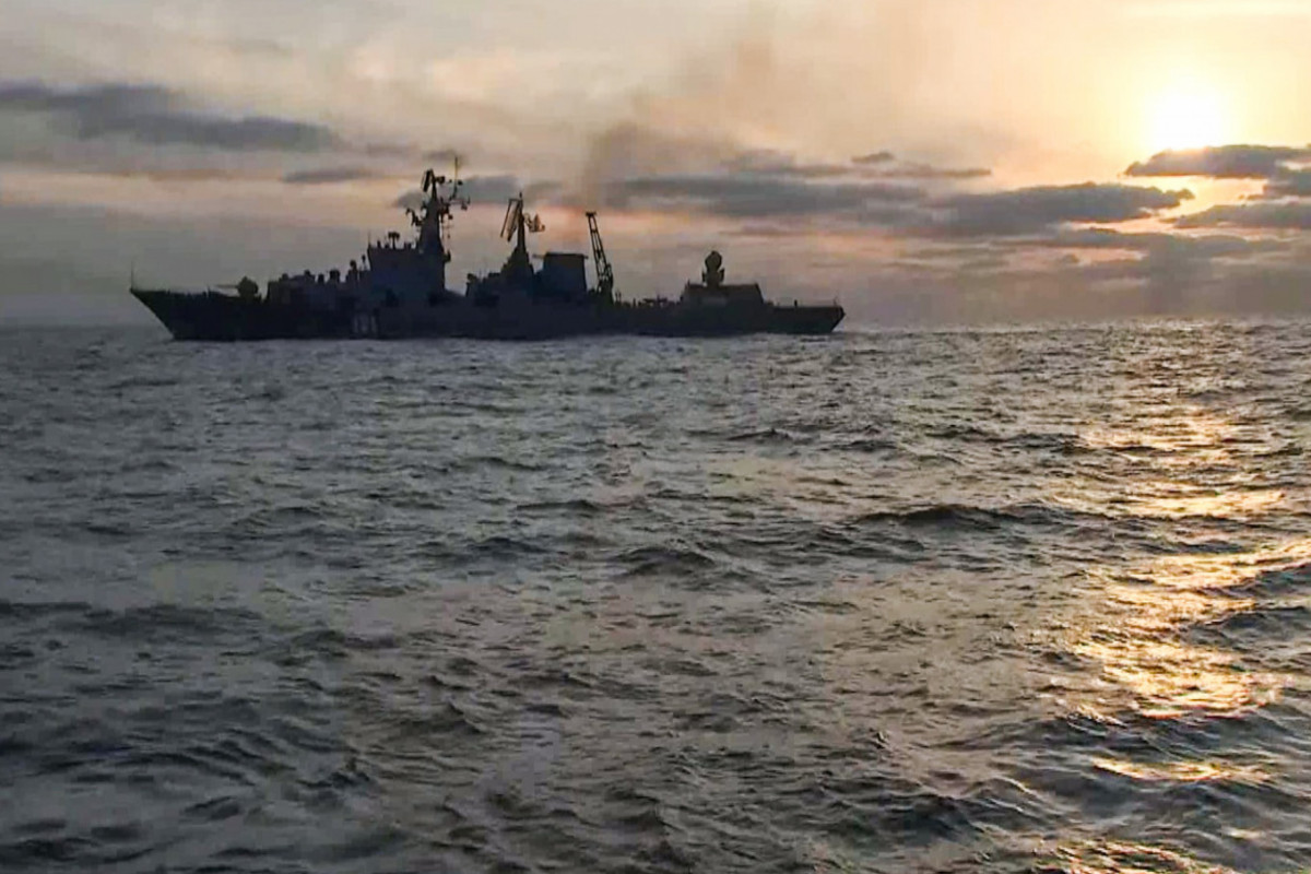 Russian warship 'seriously damaged' in ammunition explosion