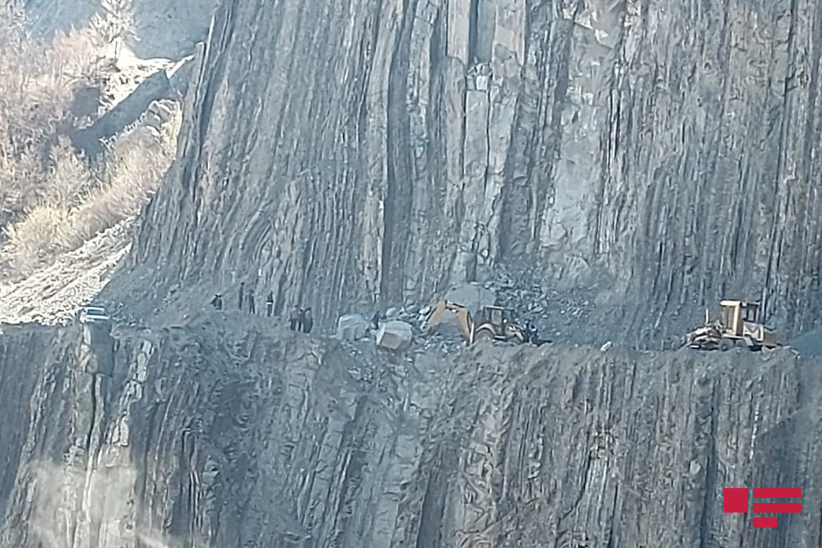 Road, closed as a result of avalanche in Azerbaijan's Lahij, is opened-VIDEO -UPDATED 