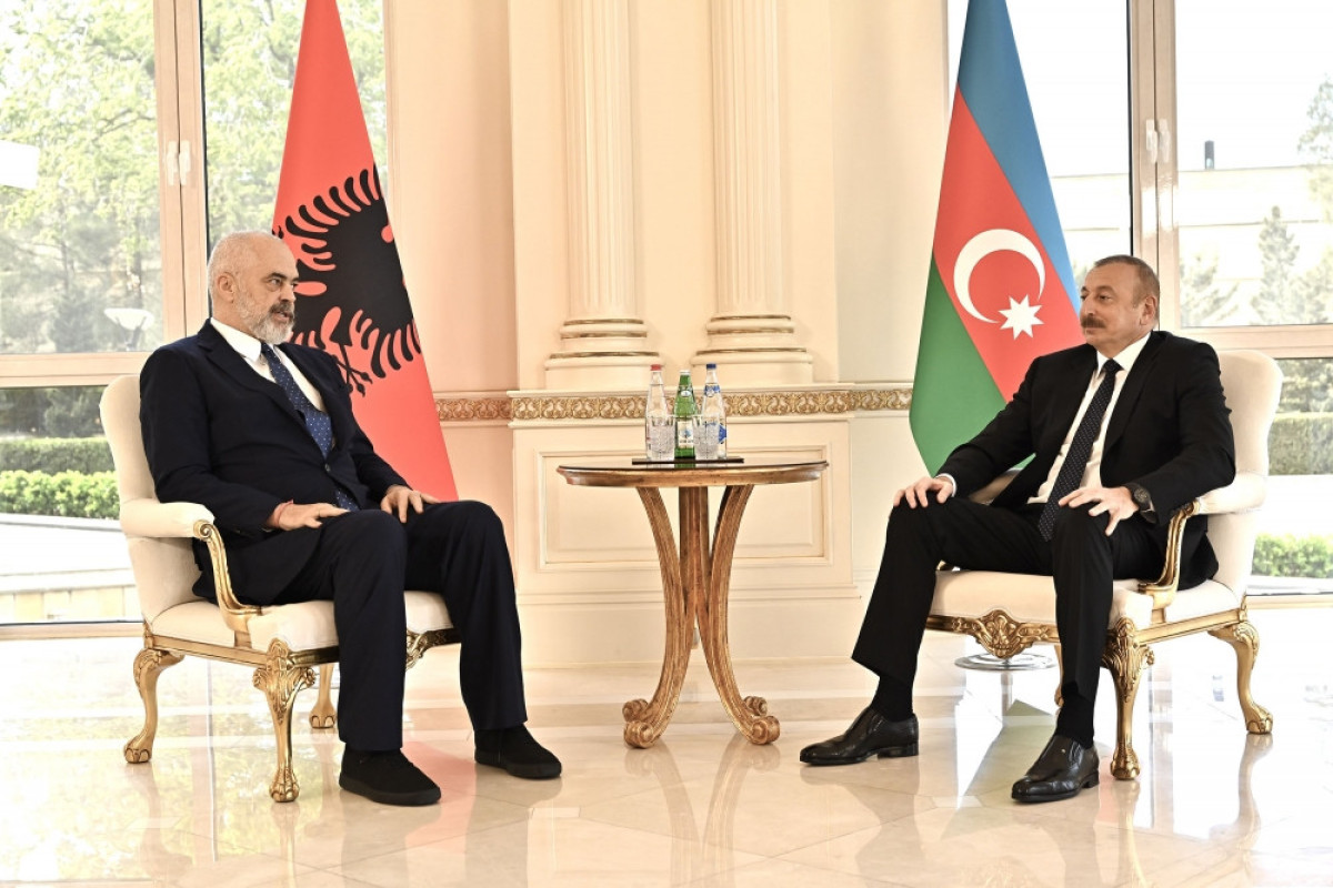 President Ilham Aliyev, Prime Minister of Albania held one-on-one meeting-UPDATED-2 