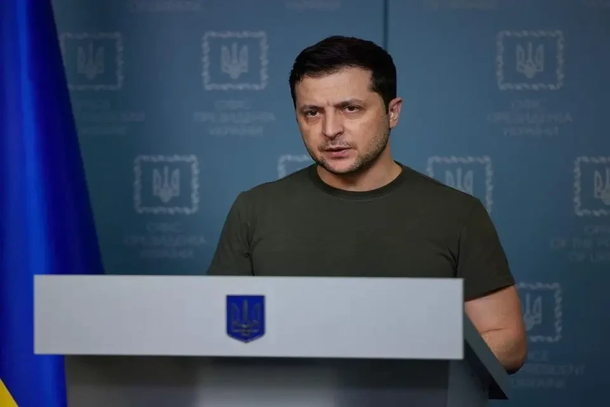 Ukrainian President Volodymyr Zelensky