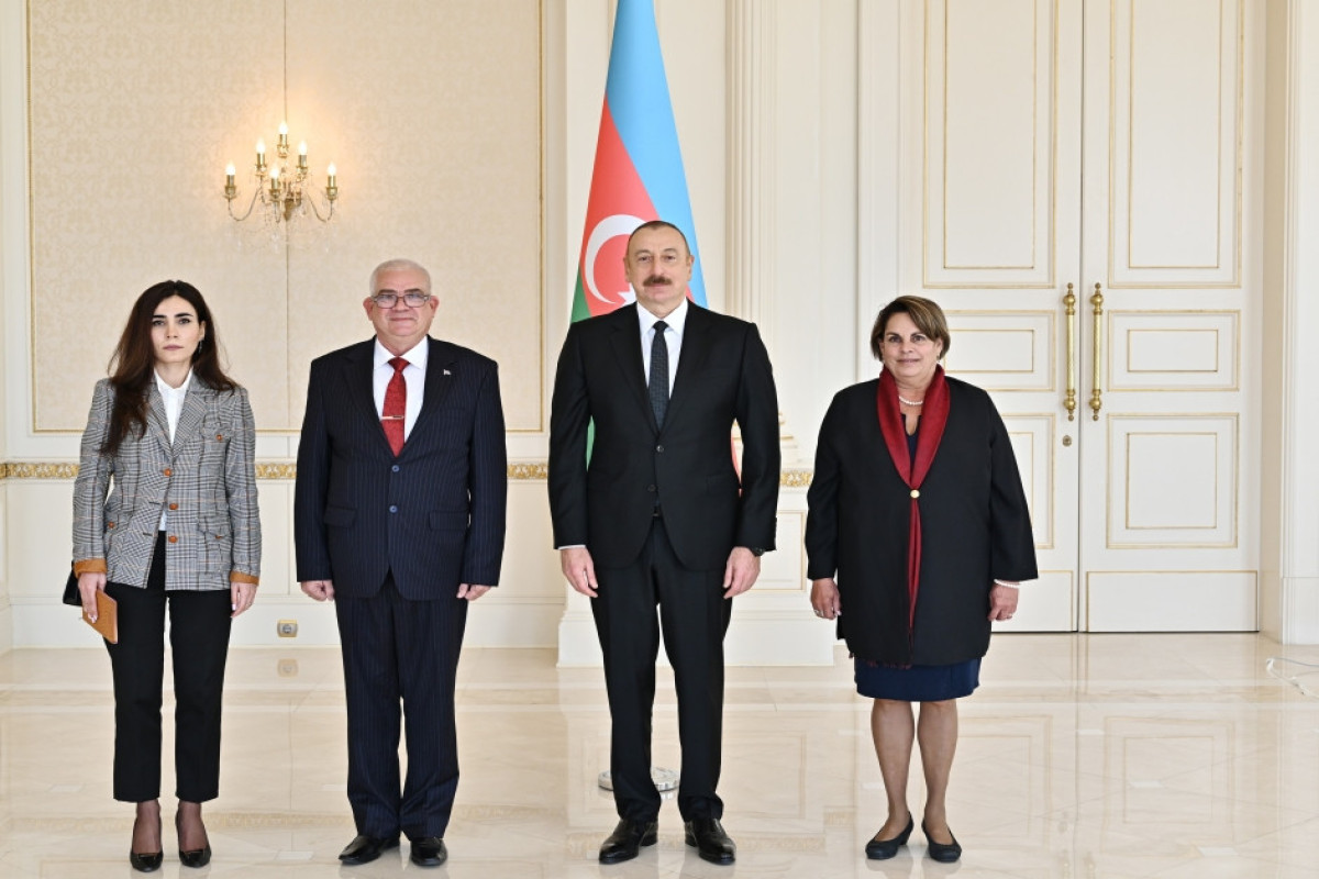 President Ilham Aliyev received credentials of incoming ambassador of Cuba