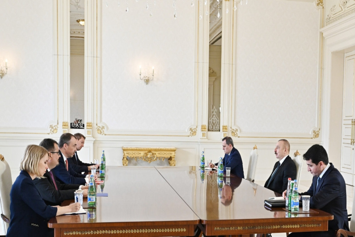 resident Ilham Aliyev received EU Special Representative Toivo Klaar,