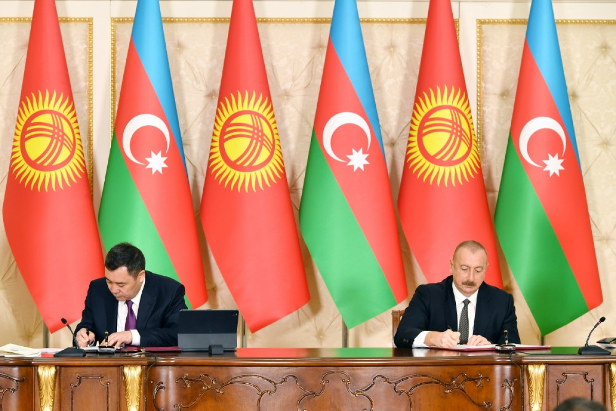 Azerbaijan, Kyrgyzstan signed Declaration on Strategic Partnership and other 9 documents