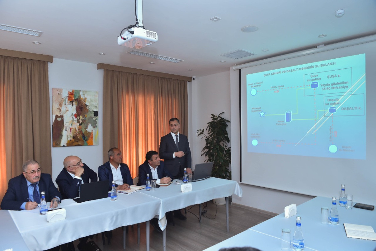 Azerbaijan eyes building a 2.6 km long pressure water pipeline to Shusha-PHOTO 