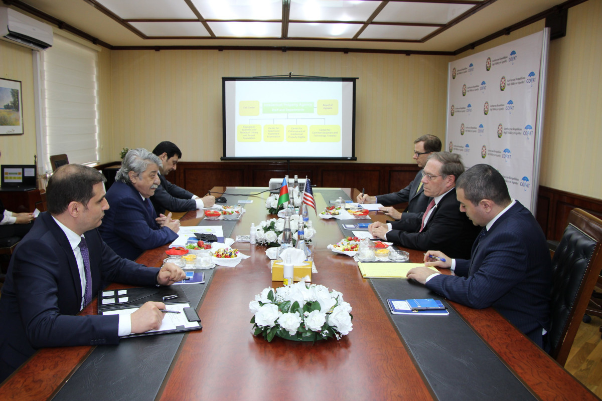 US ambassador visits Azerbaijan's Intellectual Property Agency