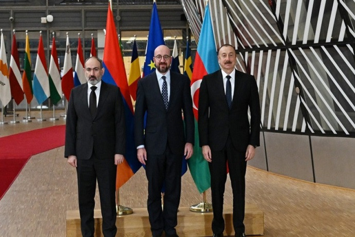 Nikol Pashinyan-Charles Michel and Ilham Aliyev