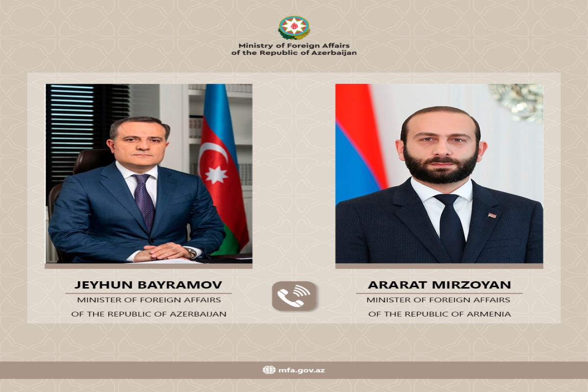 Azerbaijani, Armenian FMs hold telephone conversation